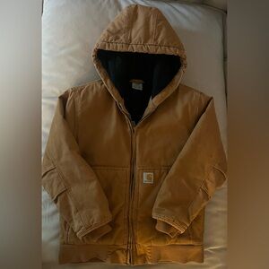 Carhartt Boys Flannel Quilt Lined Active Jacket M (10-12)